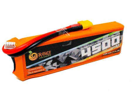 11.1V 4500mAh 3S 35C Lithium Polymer Battery Pack (Brand Orange) Sale