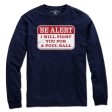 Be Alert Foul Ball Ballpark Sign T-Shirt Supply