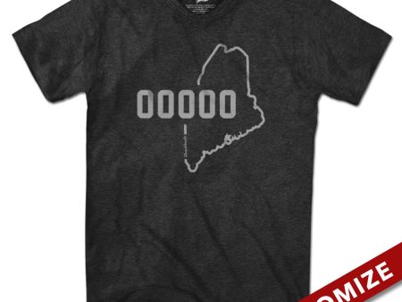 Custom Maine Zip Code T-Shirt For Discount