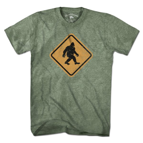 Bigfoot Crossing Sign T-Shirt Supply