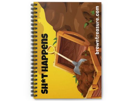 Spiral Notebook - Sh*t Happens Cheap