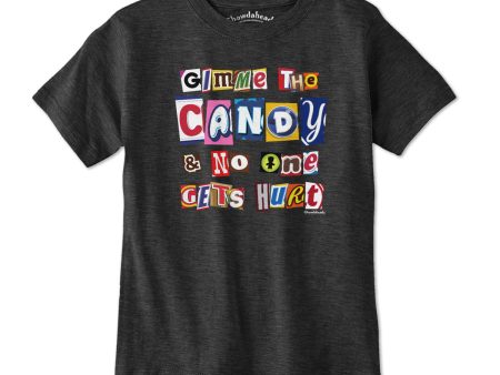 Gimme The Candy Ransom Note Youth T-Shirt Online now