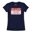 Be Alert Foul Ball Ballpark Sign T-Shirt Supply