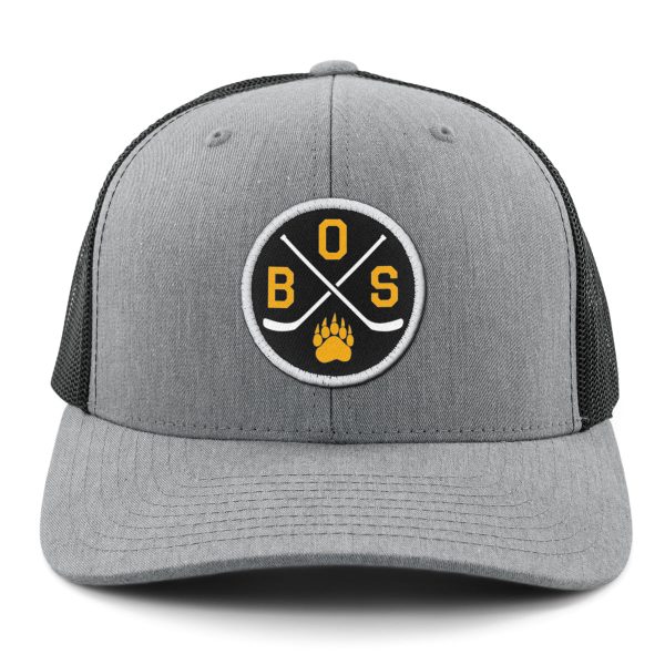 BOS Hockey Emblem Classic Snapback Trucker Online Hot Sale