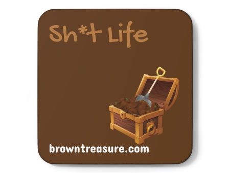 Hardboard Coaster - Sh*t Life Fashion