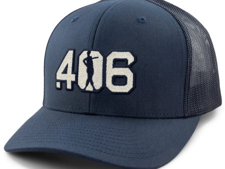 .406 Hitter Patch Classic Snapback Trucker Online now