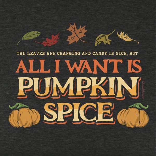 All I Want Is Pumpkin Spice Youth T-Shirt on Sale