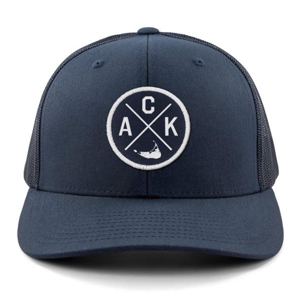 Nantucket ACK Emblem Classic Snapback Trucker on Sale