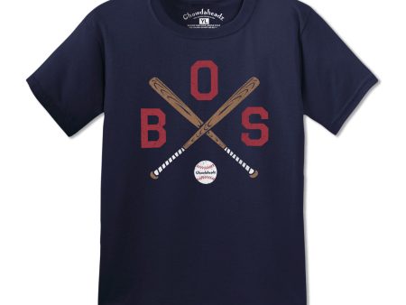 BOS Cross Bats Youth T-Shirt Sale