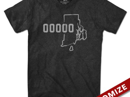 Custom Rhode Island Zip Code T-Shirt Discount