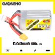 GNB 4S 14.8V 1550mAh 100C XT60 LiPo Battery. Supply