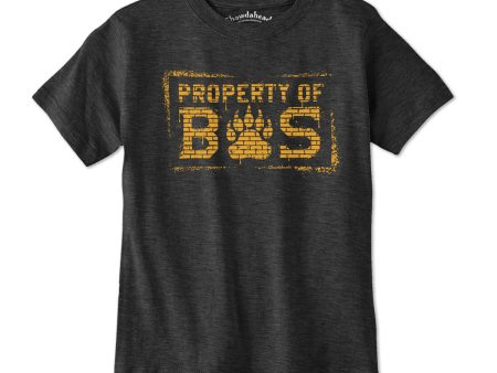 Property of BOS Bear Paw Graffiti Youth T-Shirt For Discount