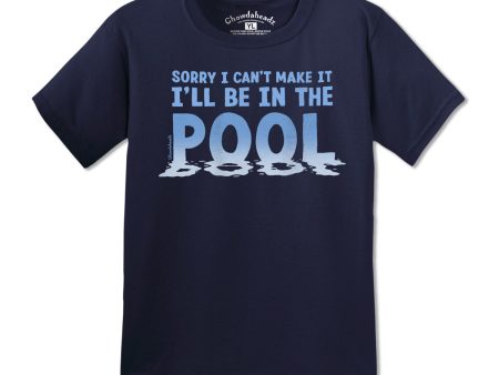 I ll Be In The Pool Youth T-Shirt Supply