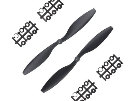 Orange HD Propellers 1045(10X4.5) Carbon Nylon Black 1CW+1CCW-1pair For Sale