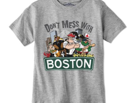 Don t Mess With Boston Youth T-Shirt For Cheap