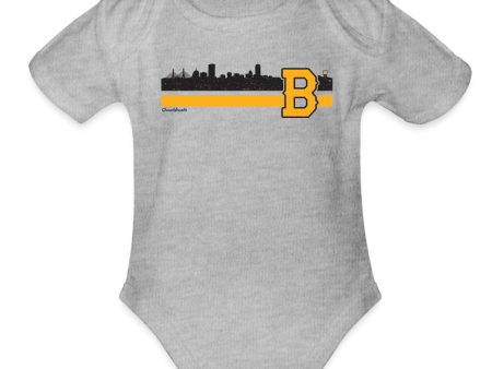 Boston B Black & Gold Sideline Infant One Piece on Sale