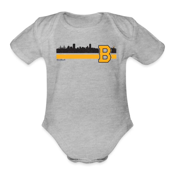 Boston B Black & Gold Sideline Infant One Piece on Sale