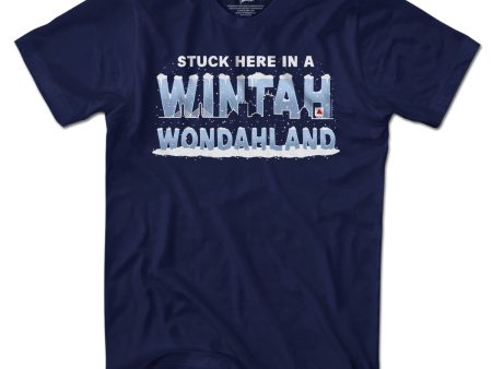 Stuck Here In A Wintah Wondahland T-Shirt For Cheap