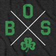 BOS Shamrock Crossed Out T-Shirt For Discount