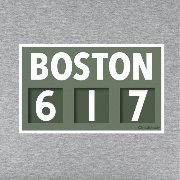 Boston 617 Scoreboard Youth T-Shirt Online now