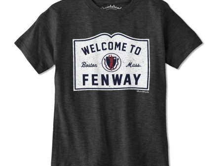 Welcome To Fenway Sign Youth T-Shirt For Sale