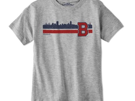 Boston B Baseball Sideline Youth T-Shirt Supply