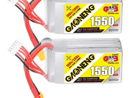 GNB 4S 14.8V 1550mAh 100C XT60 LiPo Battery. Supply