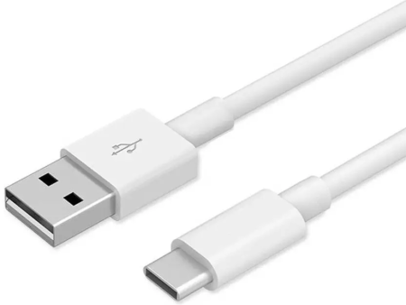 USB to C-type Data line Charger Cable - (White). Cheap