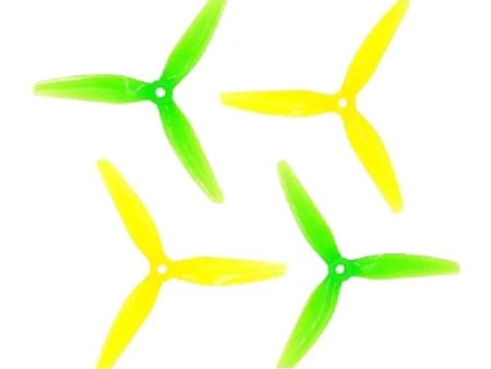 HQProp Ethix S4 Lemon Lime (2CW+2CCW)-Poly Carbonate Triblade Propeller For Sale