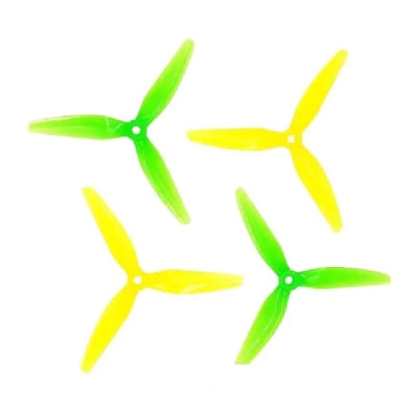 HQProp Ethix S4 Lemon Lime (2CW+2CCW)-Poly Carbonate Triblade Propeller For Sale