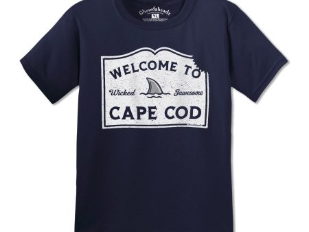 Welcome To Cape Cod Sign Youth T-Shirt Online