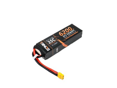 14.8V 6200mAh 4S 35C Lithium Polymer Battery Pack (Brand Bonka) For Sale