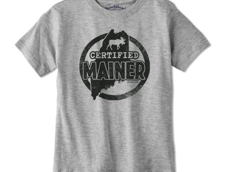 Certified Mainer Youth T-Shirt Online Hot Sale