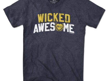 Wicked Awesome 26.2 Heart T-Shirt Hot on Sale