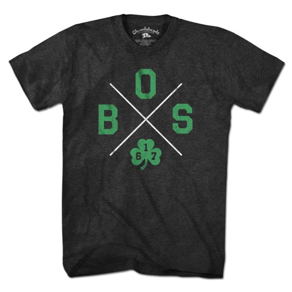 BOS Shamrock Crossed Out T-Shirt For Discount