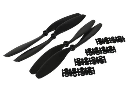 1045(10×4.5) SF Props 2CW+2CCW-2pair Black Fashion