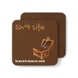 Hardboard Coaster - Sh*t Life Fashion