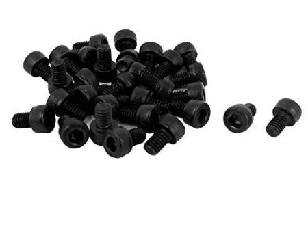 M2.5 X 8MM Socket Head Cap (Allen) Bolt and Nut-(12 pcs). on Sale