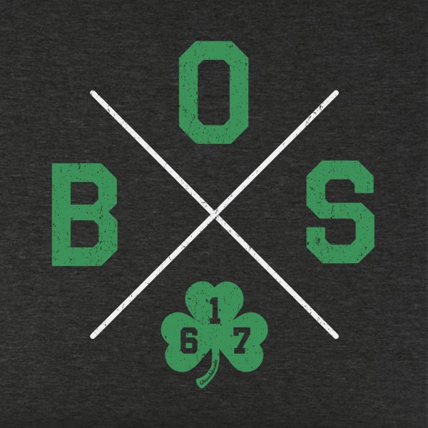 BOS Shamrock Crossed Out Youth T-Shirt on Sale