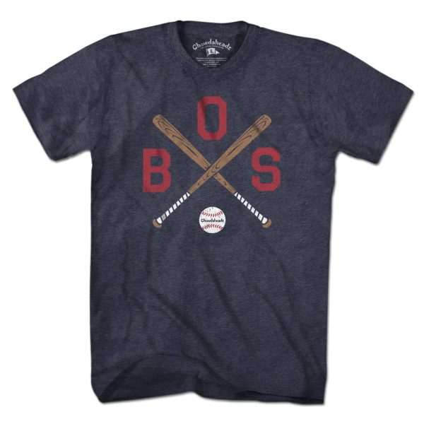 BOS Cross Bats T-Shirt Hot on Sale