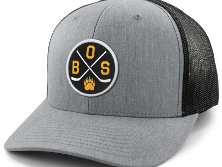 BOS Hockey Emblem Classic Snapback Trucker Online Hot Sale