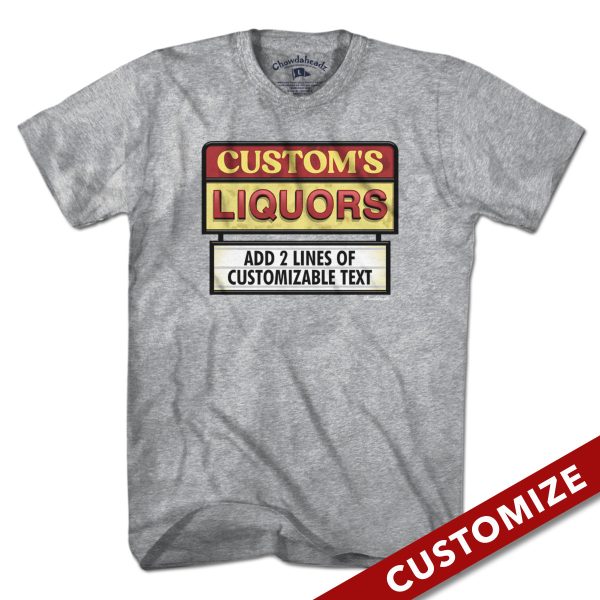 Custom Name s Liquors Sign T-Shirt Discount