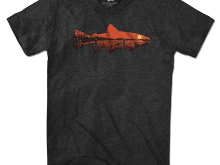 Sunset Trout T-Shirt Cheap