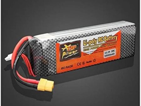 11.1V 5500mAh 3S 35C Lipo Battery with XT60 Plug (Brand ZOP Power). Hot on Sale