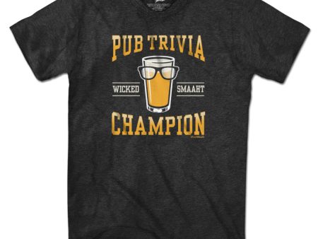 Pub Trivia Champion T-Shirt Discount