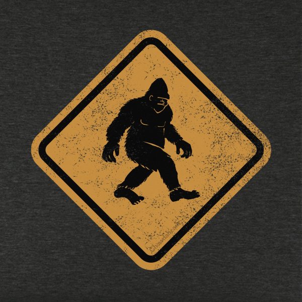 Bigfoot Crossing Sign Youth T-Shirt Discount