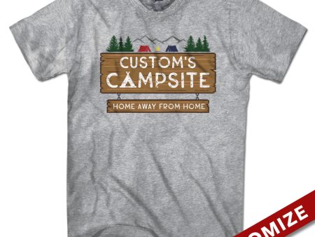 Custom Name s Campsite Sign T-Shirt Cheap