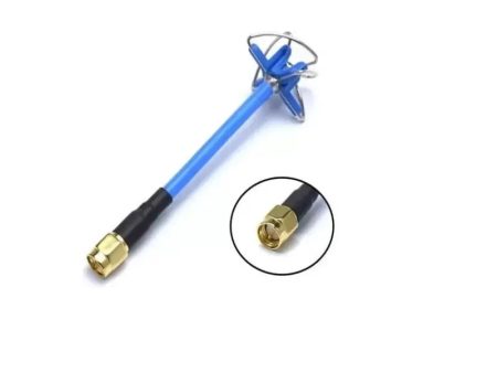 4 Leaf Clover RHCP SMA Male Antenna on Sale