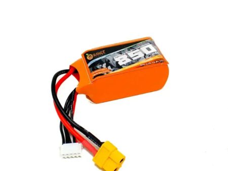 14.8V 850mAh 4S 25C Lipo Battery with XT60 Plug (Brand Orange). Hot on Sale