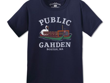 Public Gahden Swan Boat Youth T-Shirt Supply